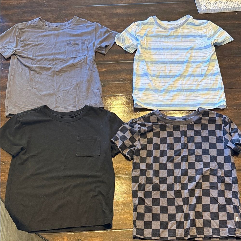 Boys' Assorted T-Shirt Pack - Black, Gray, Blue